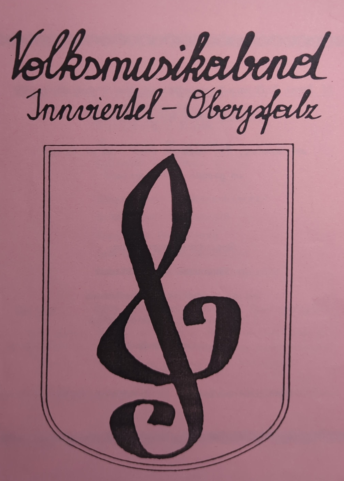 Das Titelblatt des Programmes